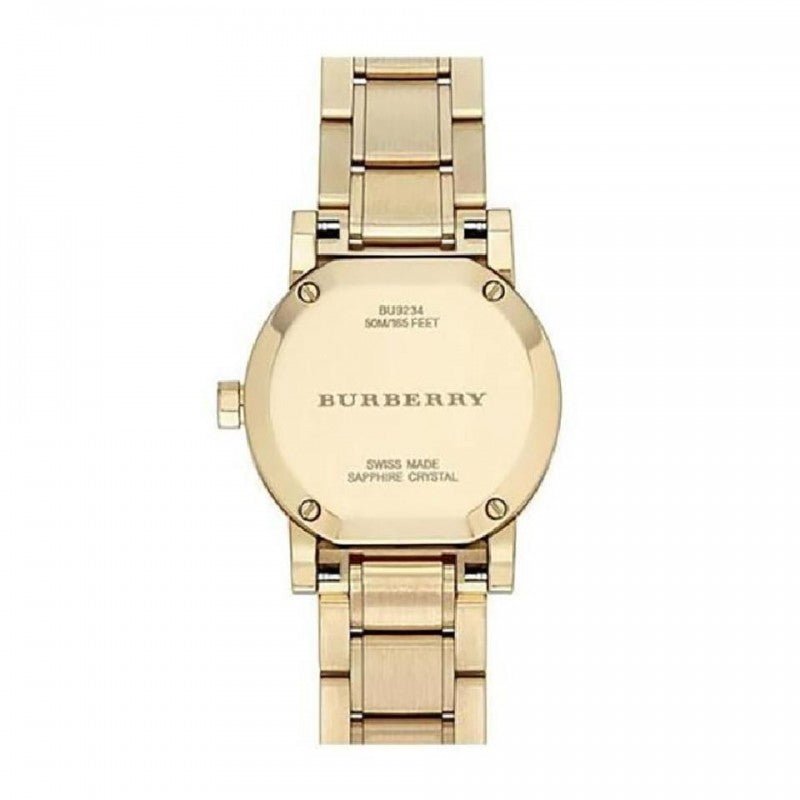 Buy Shop Burberry The City Gold Dial Gold Steel Strap Watch for Women - BU9234 USA Online