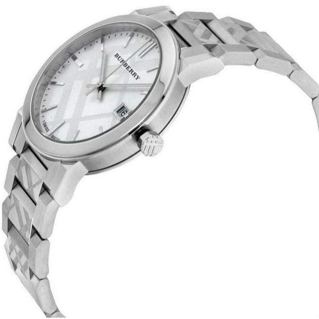 Buy Shop Burberry The City Silver Dial Silver Steel Strap Watch for Women - BU9200 USA Online