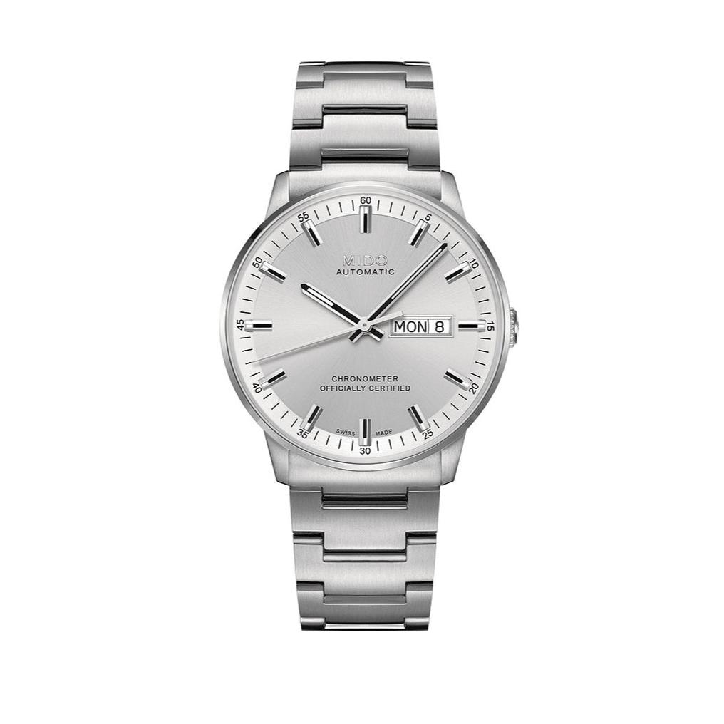 Buy Shop Mido Commander II Automatic Chronometer Silver Dial Silver Steel Strap Watch For Men - M021.431.11.031.00 USA Online