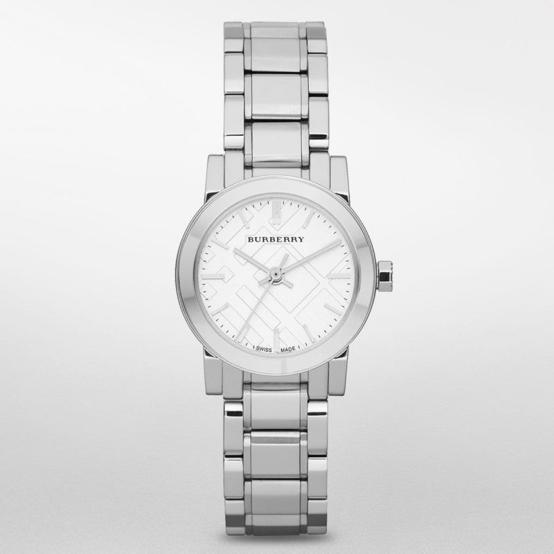 Buy Shop Burberry The City Silver Dial Silver Steel Strap Watch for Women - BU9200 USA Online