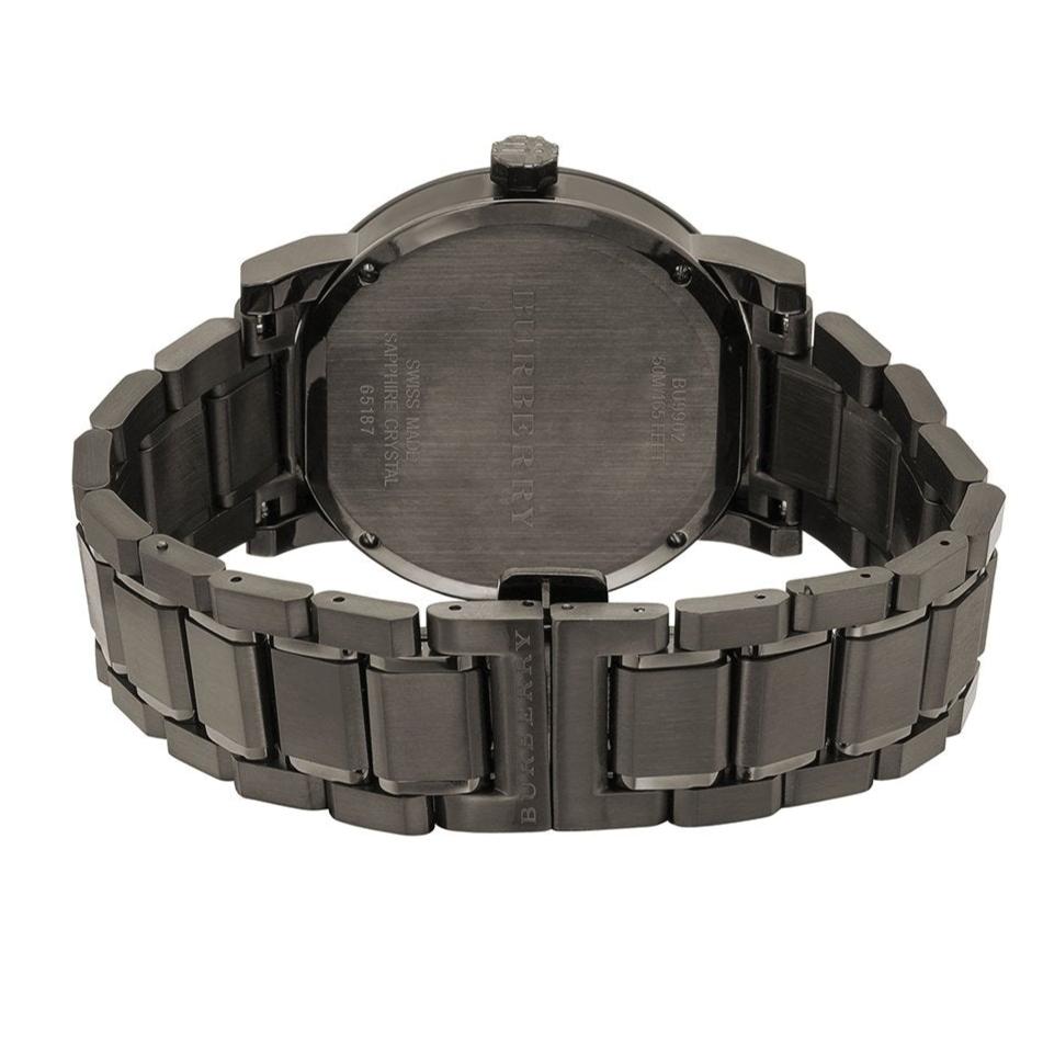 Buy Shop Burberry The City Black Dial Black Steel Strap Watch for Men - BU9902 USA Online