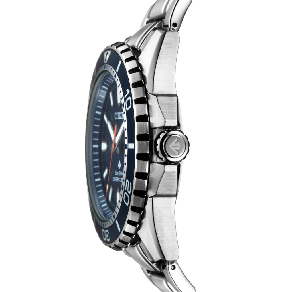 Buy Shop Citizen Promaster Marine Blue Dial Silver Steel Strap Watch For Men - BN0191-80L USA Online