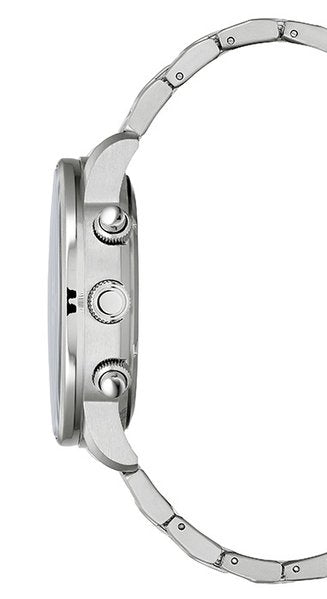 Buy Shop Citizen Eco Drive Chronograph Blue Dial Silver Stainless Steel Watch For Men - CA0690-88L USA Online