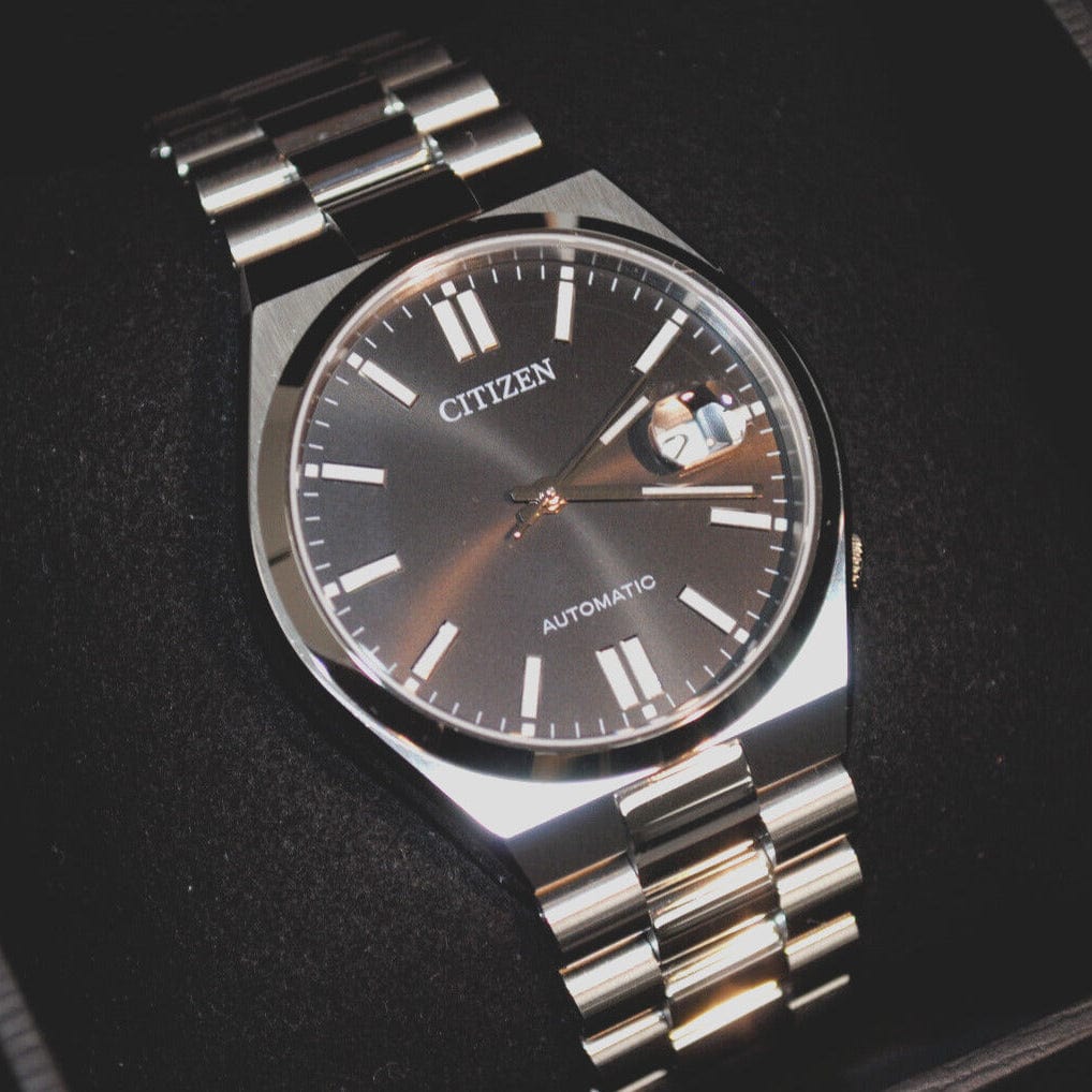 Buy Shop Citizen Tsuyosa Automatic Black Dial Silver Steel Strap Watch For Men - NJ0150-56E USA Online