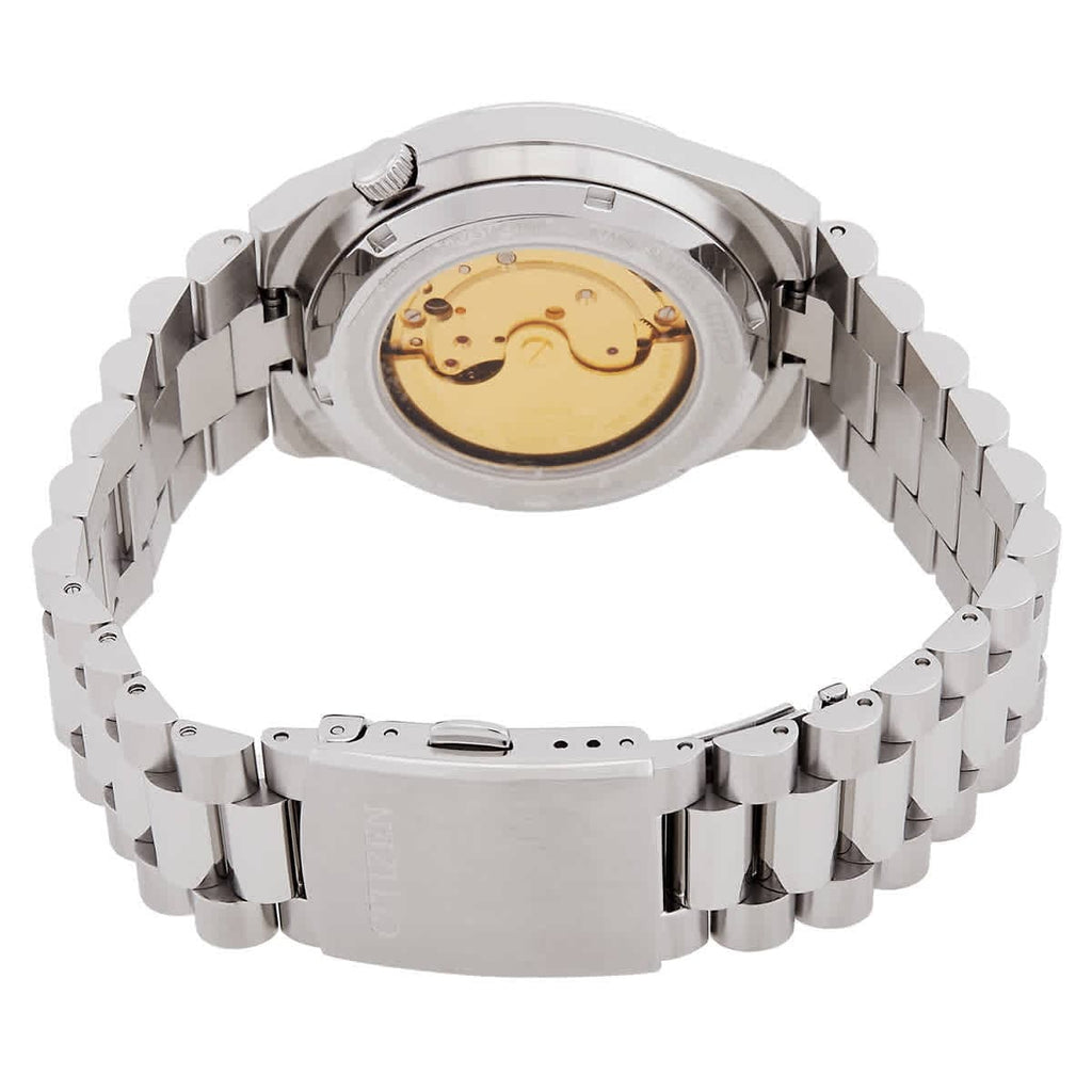 Buy Shop Citizen Tsuyosa Automatic Black Dial Silver Steel Strap Watch For Men - NJ0150-56E USA Online