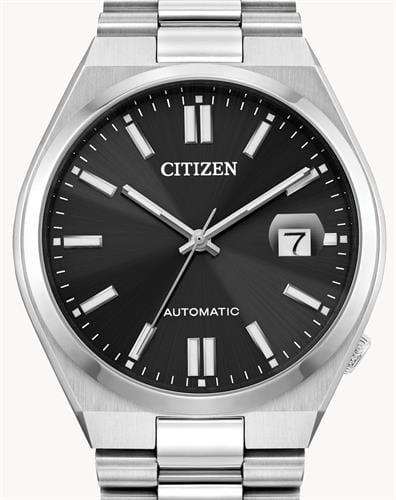 Buy Shop Citizen Tsuyosa Automatic Black Dial Silver Steel Strap Watch For Men - NJ0150-56E USA Online