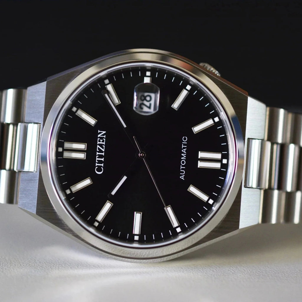 Buy Shop Citizen Tsuyosa Automatic Black Dial Silver Steel Strap Watch For Men - NJ0150-81E USA Online