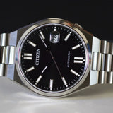Buy Shop Citizen Tsuyosa Automatic Black Dial Silver Steel Strap Watch For Men - NJ0150-81E USA Online