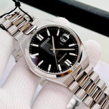 Buy Shop Citizen Tsuyosa Automatic Black Dial Silver Steel Strap Watch For Men - NJ0150-81E USA Online