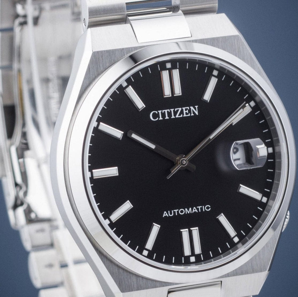 Buy Shop Citizen Tsuyosa Automatic Black Dial Silver Steel Strap Watch For Men - NJ0150-81E USA Online