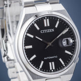 Buy Shop Citizen Tsuyosa Automatic Black Dial Silver Steel Strap Watch For Men - NJ0150-81E USA Online