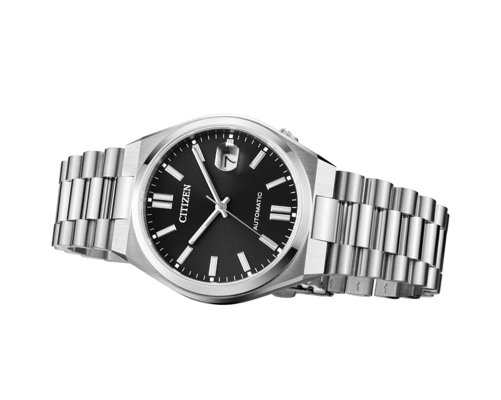 Buy Shop Citizen Tsuyosa Automatic Black Dial Silver Steel Strap Watch For Men - NJ0150-81E USA Online