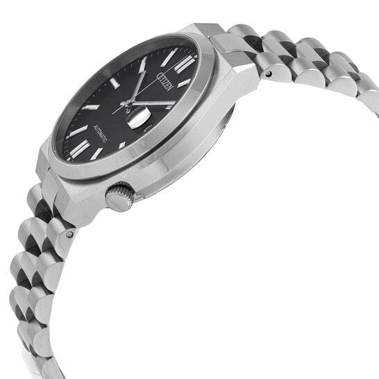 Buy Shop Citizen Tsuyosa Automatic Black Dial Silver Steel Strap Watch For Men - NJ0150-81E USA Online