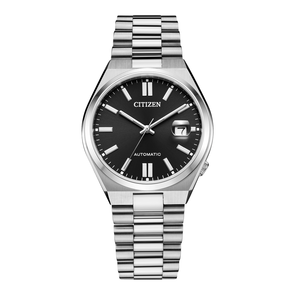 Buy Shop Citizen Tsuyosa Automatic Black Dial Silver Steel Strap Watch For Men - NJ0150-81E USA Online