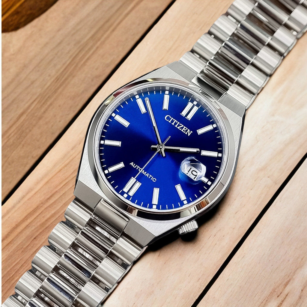 Buy Shop Citizen Tsuyosa Automatic Blue Dial Silver Steel Strap Watch For Men - NJ0150-81L USA Online