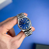 Buy Shop Citizen Tsuyosa Automatic Blue Dial Silver Steel Strap Watch For Men - NJ0150-81L USA Online