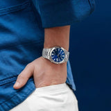 Buy Shop Citizen Tsuyosa Automatic Blue Dial Silver Steel Strap Watch For Men - NJ0150-81L USA Online