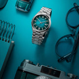 Buy Shop Citizen Tsuyosa Automatic Blue Dial Silver Steel Strap Watch For Men - NJ0151-88X USA Online