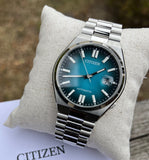 Buy Shop Citizen Tsuyosa Automatic Blue Dial Silver Steel Strap Watch For Men - NJ0151-88X USA Online