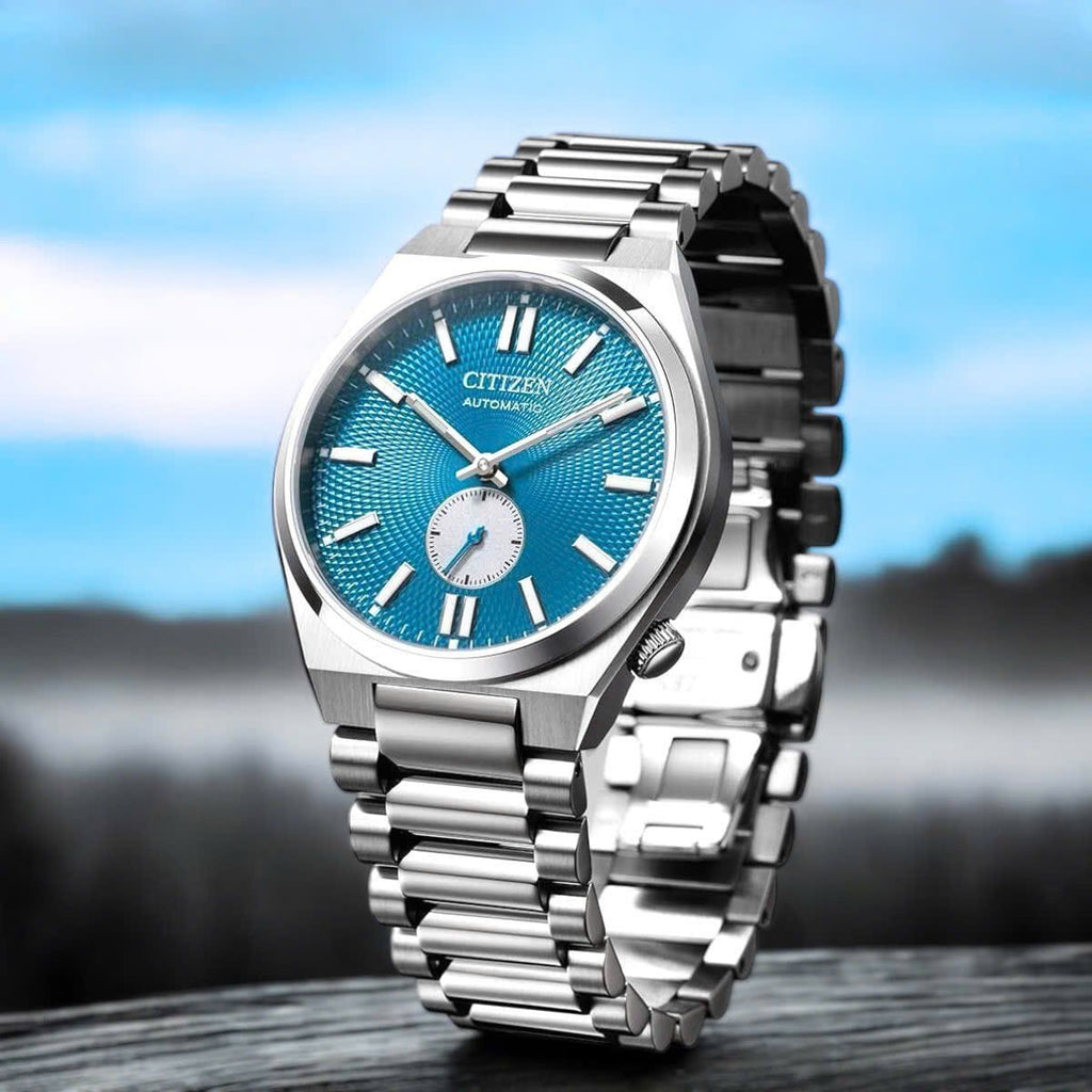 Buy Shop Citizen Tsuyosa Automatic Blue Dial Silver Steel Strap Watch For Men - NK5010-51L USA Online