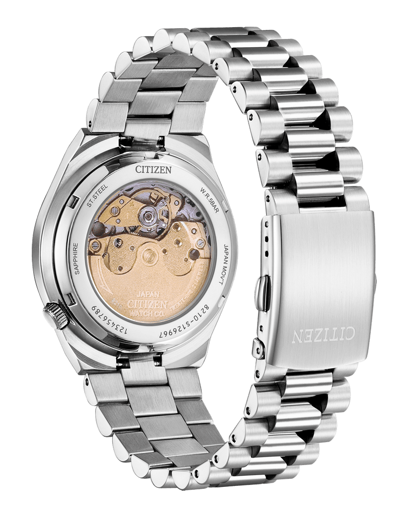 Buy Shop Citizen Tsuyosa Automatic Dark Blue Dial Silver Steel Strap Watch For Men - NJ0151-88L USA Online