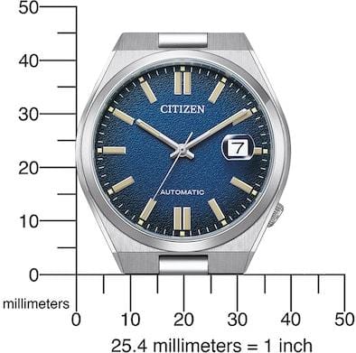 Buy Shop Citizen Tsuyosa Automatic Dark Blue Dial Silver Steel Strap Watch For Men - NJ0151-88L USA Online