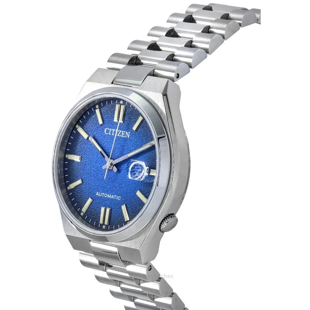Buy Shop Citizen Tsuyosa Automatic Dark Blue Dial Silver Steel Strap Watch For Men - NJ0151-88L USA Online
