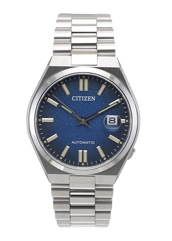 Buy Shop Citizen Tsuyosa Automatic Dark Blue Dial Silver Steel Strap Watch For Men - NJ0151-88L USA Online