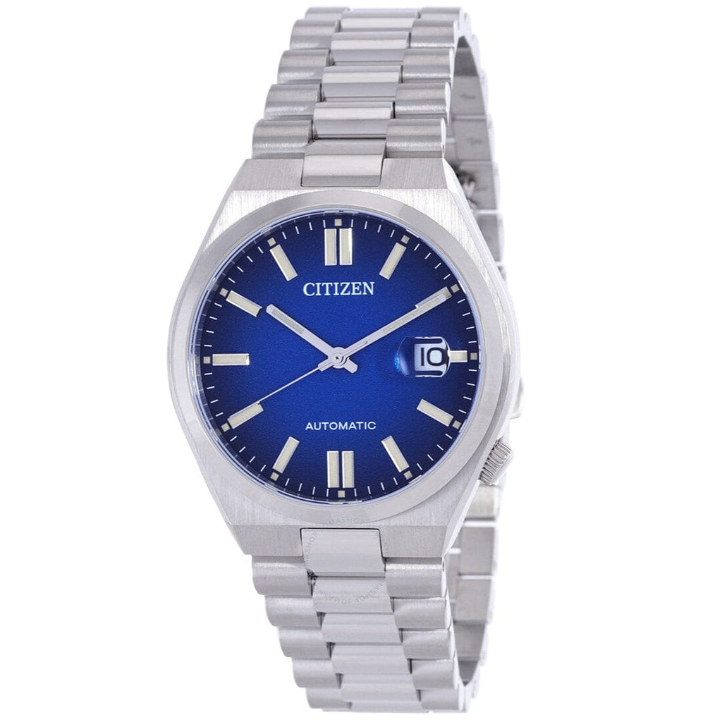 Buy Shop Citizen Tsuyosa Automatic Dark Blue Dial Silver Steel Strap Watch For Men - NJ0151-88L USA Online