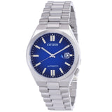 Buy Shop Citizen Tsuyosa Automatic Dark Blue Dial Silver Steel Strap Watch For Men - NJ0151-88L USA Online