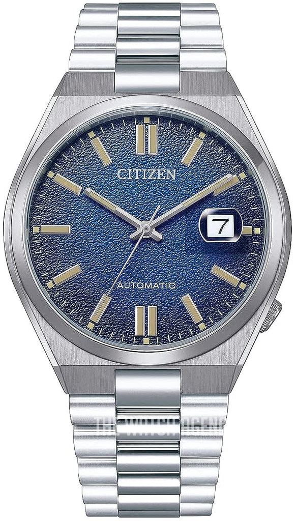 Buy Shop Citizen Tsuyosa Automatic Dark Blue Dial Silver Steel Strap Watch For Men - NJ0151-88L USA Online