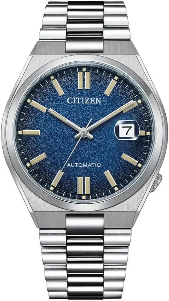 Buy Shop Citizen Tsuyosa Automatic Dark Blue Dial Silver Steel Strap Watch For Men - NJ0151-88L USA Online