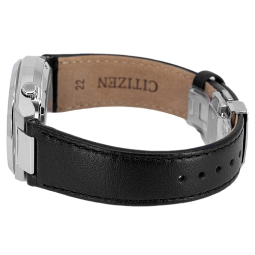 Buy Shop Citizen Tsuyosa Automatic Grey Dial Black Leather Strap Watch for Men - NK5010-01H USA Online