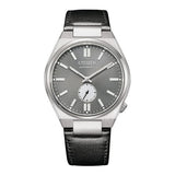Buy Shop Citizen Tsuyosa Automatic Grey Dial Black Leather Strap Watch for Men - NK5010-01H USA Online