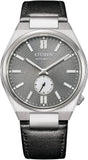 Buy Shop Citizen Tsuyosa Automatic Grey Dial Black Leather Strap Watch for Men - NK5010-01H USA Online
