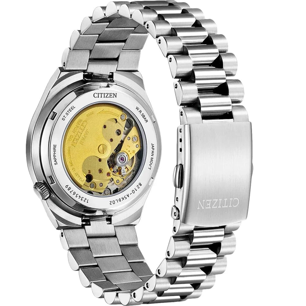 Buy Shop Citizen Tsuyosa Automatic Oatmeal White Dial Silver Steel Strap Watch For Men - NJ0151-88W USA Online