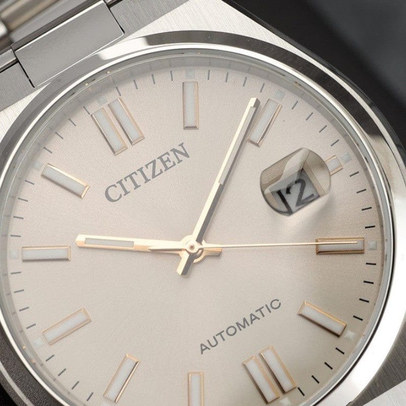 Buy Shop Citizen Tsuyosa Automatic Oatmeal White Dial Silver Steel Strap Watch For Men - NJ0151-88W USA Online