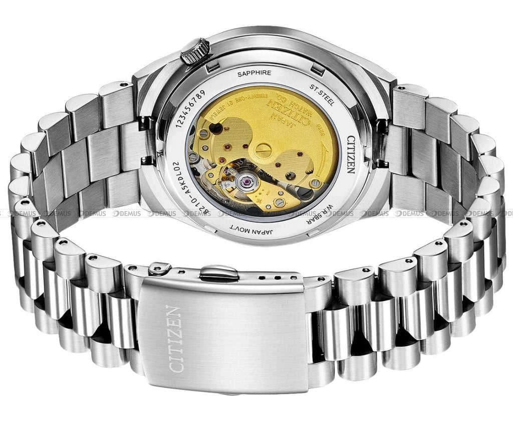 Buy Shop Citizen Tsuyosa Automatic Oatmeal White Dial Silver Steel Strap Watch For Men - NJ0151-88W USA Online