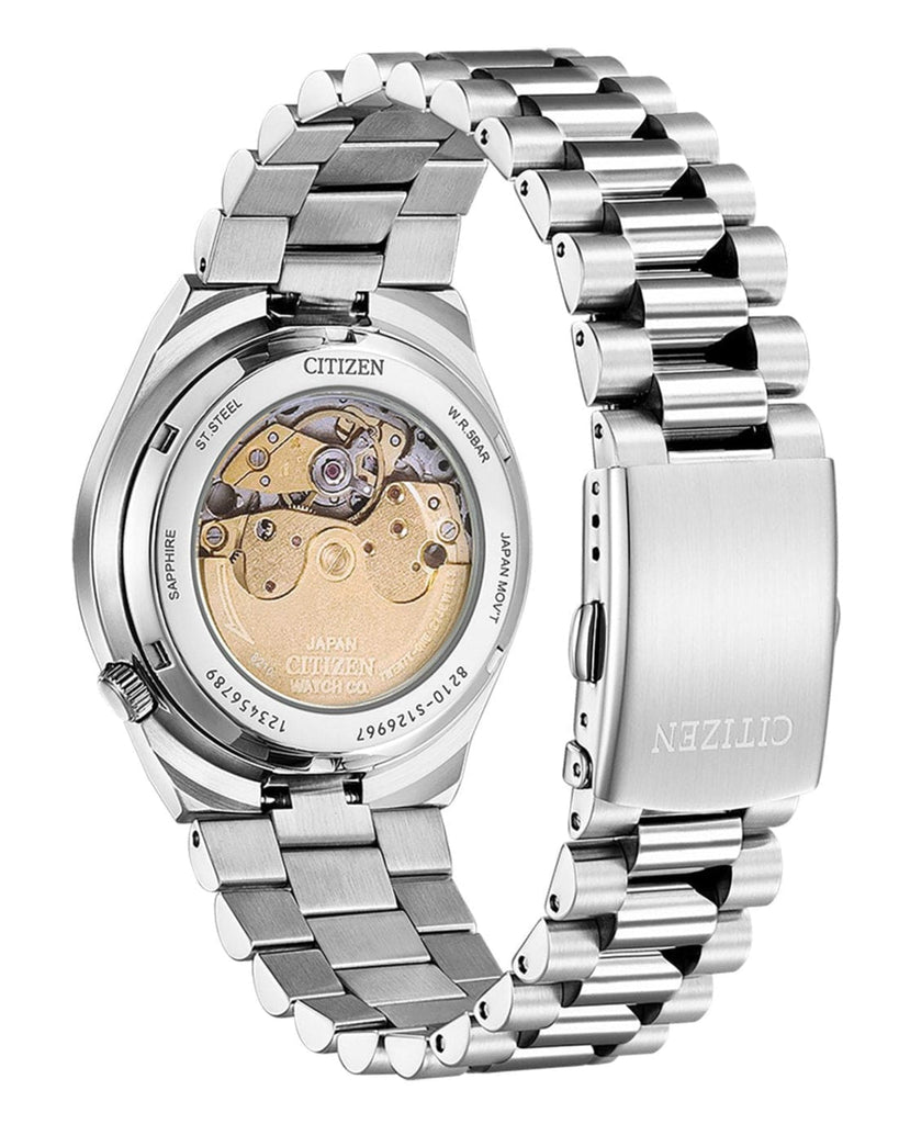 Buy Shop Citizen Tsuyosa Automatic Oatmeal White Dial Silver Steel Strap Watch For Men - NJ0151-88W USA Online