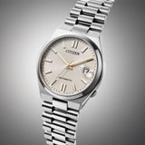 Buy Shop Citizen Tsuyosa Automatic Oatmeal White Dial Silver Steel Strap Watch For Men - NJ0151-88W USA Online