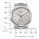 Buy Shop Citizen Tsuyosa Automatic Oatmeal White Dial Silver Steel Strap Watch For Men - NJ0151-88W USA Online