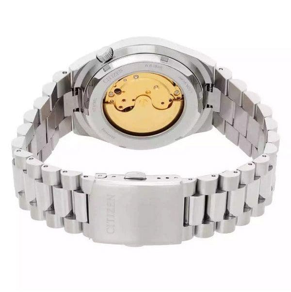 Buy Shop Citizen Tsuyosa Automatic Orange Dial Silver Steel Strap Watch For Men - NJ0151-88Z USA Online