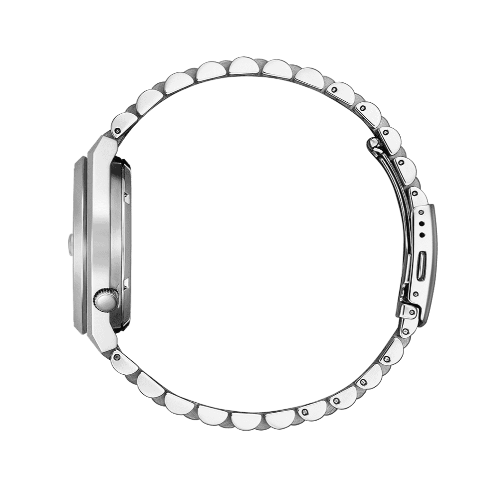 Buy Shop Citizen Tsuyosa Automatic Orange Dial Silver Steel Strap Watch For Men - NJ0151-88Z USA Online