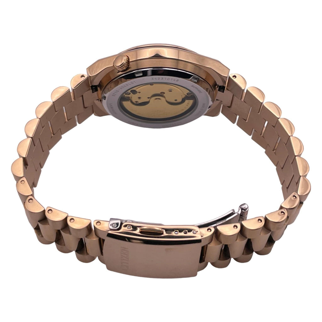 Buy Shop Citizen Tsuyosa Automatic Red Dial Gold Steel Strap Watch For Men - NJ0153-82X USA Online