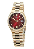 Buy Shop Citizen Tsuyosa Automatic Red Dial Gold Steel Strap Watch For Men - NJ0153-82X USA Online