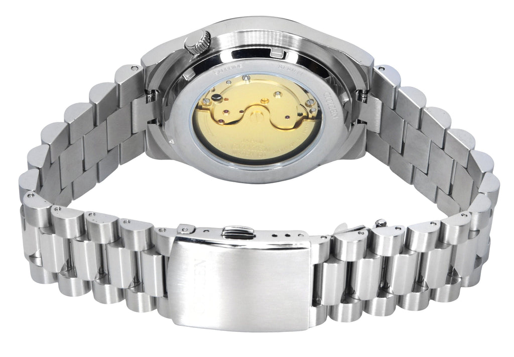 Buy Shop Citizen Tsuyosa Automatic Red Dial Silver Steel Strap Watch For Men - NJ0150-56W USA Online