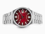 Buy Shop Citizen Tsuyosa Automatic Red Dial Silver Steel Strap Watch For Men - NJ0150-56W USA Online