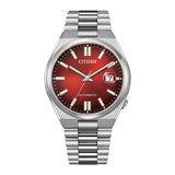 Buy Shop Citizen Tsuyosa Automatic Red Dial Silver Steel Strap Watch For Men - NJ0150-56W USA Online
