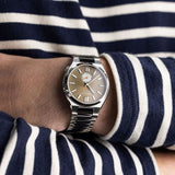 Buy Shop Citizen Tsuyosa Automatic Titanium Yellow Dial Silver Steel Strap Watch For Men - NK5010-51X USA Online