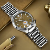 Buy Shop Citizen Tsuyosa Automatic Titanium Yellow Dial Silver Steel Strap Watch For Men - NK5010-51X USA Online